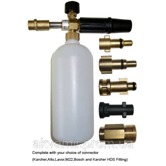 Пенная насадка LS3 с бачком (1л)