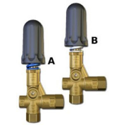 Перепускной клапан BP-9 (BY-PASS) с регулятором давления и микровыключателем 200bar 3/8 , 250bar 3/8
